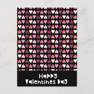 Hearts Valentinstag Postkarte