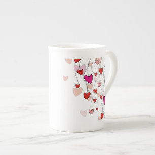 Hearts Vine Spezialität Tasse