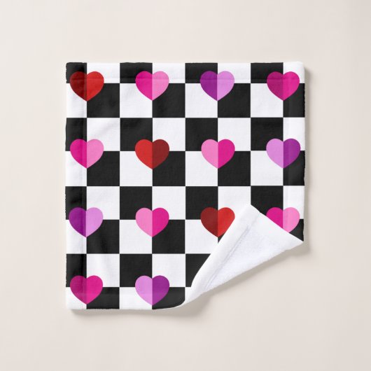 Hearts Wash Cloth Waschlappen (Waschlappen)