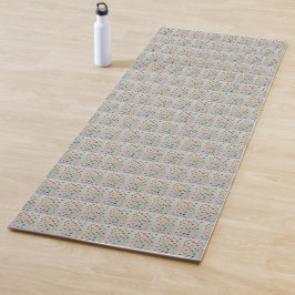 Hearts Watercolor Yoga Mat Yogamatte