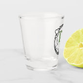 Hearts Wedding Keepake Schnapsglas (Links)