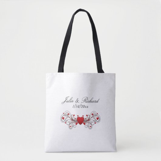 Hearts Wedding Tasche (Vorderseite)