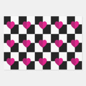 Hearts Wrapping Paper Sheets Geschenkpapier Set (Vorderseite 3)