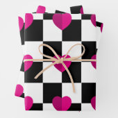 Hearts Wrapping Paper Sheets Geschenkpapier Set (Beispiel)