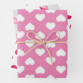 Hearts Wrapping Paper Sheets Geschenkpapier Set (Beispiel)