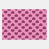 Hearts Wrapping Paper Sheets Geschenkpapier Set (Vorderseite 3)