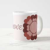 Hearts Wreath Jumbo-Tasse (Vorderseite Rechts)