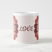 Hearts Wreath Jumbo-Tasse (Vorderseite)
