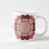 Hearts Wreath Jumbo-Tasse (Rechts)