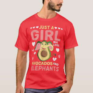 Hearts Zoo Animal Niedlich Avocado Lover Africa Sa T-Shirt