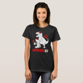 Heartsaurus Rex Dino Shirt Hearts Valentines Days  (Vorne ganz)