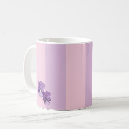 Heartsease Blume Tasse (Vorderseite Links)