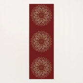 Heartsmandala Imitate Glitzer Textur Yoga Matte (Rückseite)