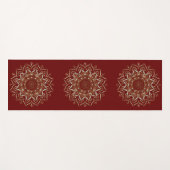 Heartsmandala Imitate Glitzer Textur Yoga Matte (Vorderseite (Horizontal))