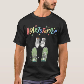 Heartstopper Blätter Niedlich Shoes Heartstopper L T-Shirt