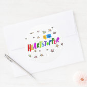 Heartstopper Runder Aufkleber (Umschlag)