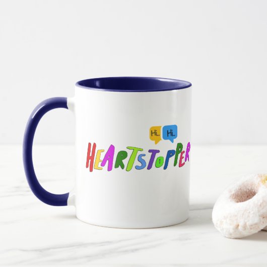 Heartstopper-Tasse Tasse (Mit Donut)