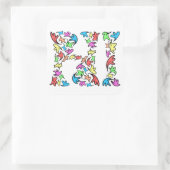 Heartstopper verlasse sein Design sehr attraktiv  Quadratischer Aufkleber (Tasche)