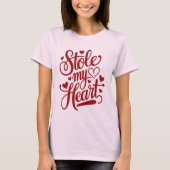 Heartstrings angefügt T-Shirt (Vorderseite)