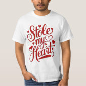Heartstrings angefügt T-Shirt (Vorderseite)