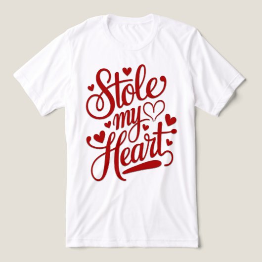 Heartstrings angefügt Tri-Blend shirt (Design Vorderseite)