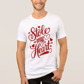 Heartstrings angefügt Tri-Blend shirt (Vorderseite)
