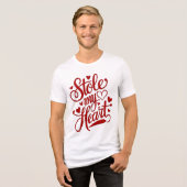 Heartstrings angefügt Tri-Blend shirt (Vorderseite voll)