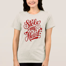 Heartstrings angefügt Tri-Blend shirt