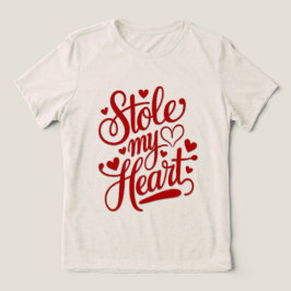 Heartstrings angefügt Tri-Blend shirt