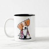 Heartstrings Brittany Personalisiert Zweifarbige Tasse (Links)