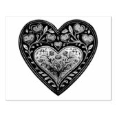 Heartstrings Craft: Gouache Valentine Hearts Gummistempel (Prägung)