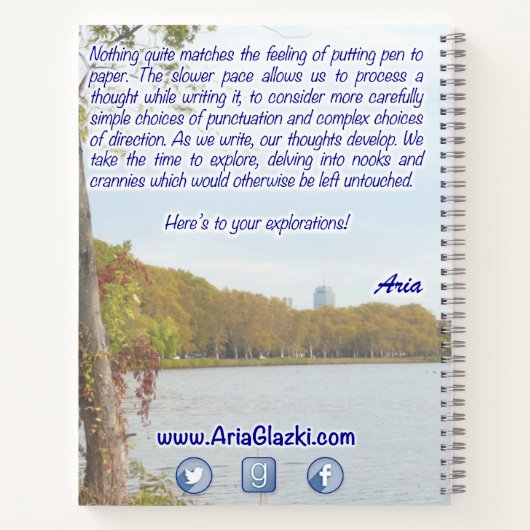 Heartstrings-Notebook Notizblock (Rückseite)