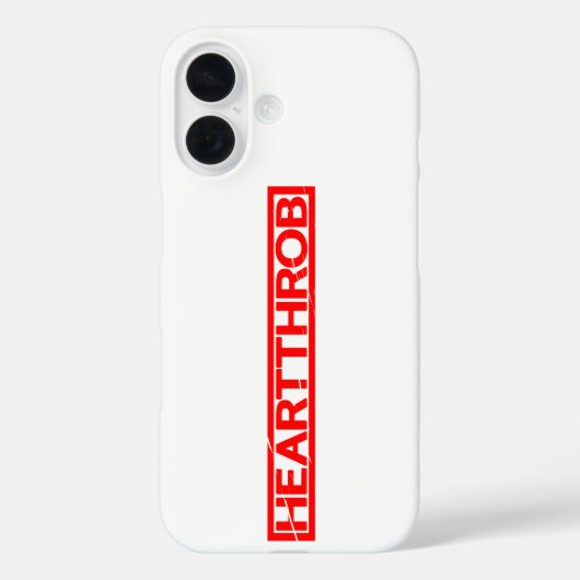Heartthrob Briefmarke Case-Mate iPhone Hülle (Rückseite)