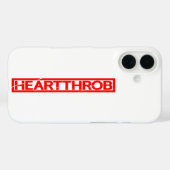 Heartthrob Briefmarke Case-Mate iPhone Hülle (Rückseite (Horizontal))