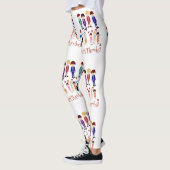 Heartthrobs Vintag Cartoon Character Retro Art Leggings (Links)