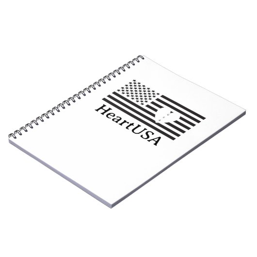 HeartUSA notebook Notizblock (Linke Seite)