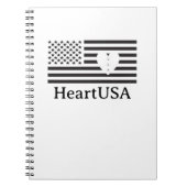 HeartUSA notebook Notizblock (Vorderseite)