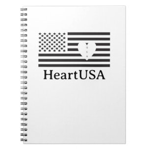 HeartUSA notebook Notizblock