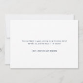 Heartwarding Weihnachtsquotenüberlagerung Foto Feiertagskarte (Rückseite)