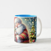 Heartwarming Christmas Coffee Cup Zweifarbige Tasse (VorderseiteRechts)