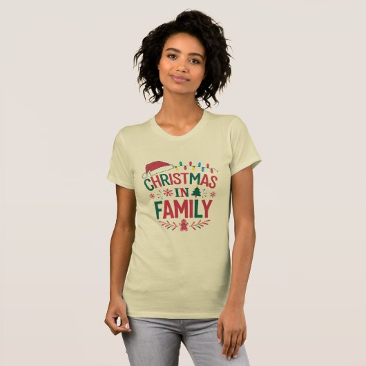 Heartwarming Christmas in Family T-Shirt for Festi (Vorne ganz)
