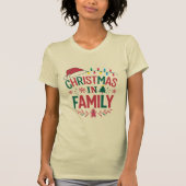 Heartwarming Christmas in Family T-Shirt for Festi (Vorderseite)