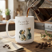 Heartwarming Gaze: Pour Some Love Custom Kaffeetasse