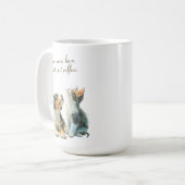 Heartwarming Gaze: Pour Some Love Custom Kaffeetasse (Vorderseite Links)