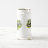 Heartwärming Niedlich Bushtits Songbirds Family Fo Bierglas (Mittel)