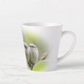 Heartwärming Niedlich Bushtits Songbirds Family Fo Milchtasse (Rechts)