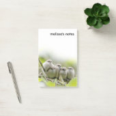 Heartwärming Niedlich Bushtits Songbirds Family Fo Post-it Klebezettel (Büro)