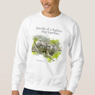 Heartwärming Niedlich Bushtits Songbirds Family Fo Sweatshirt