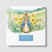 Heartwarming Peter Rabbit Baby Showbook Gästebuch (Vorderseite)