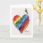 Heartwishes with Yellow Butterfly Karte (Gelbe Blume)